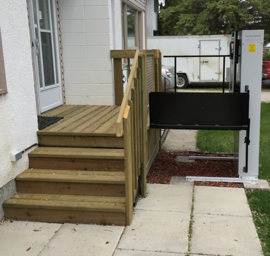 RAM TrusTlift, Platform Lift, Porch Lift, Wheelchair Lift, Stairs, Woodwork